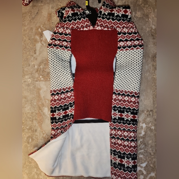 Dog XL Telluride Dog Sweater Christmas Winter Reindeer Knit Dog Outfit - Picture 2 of 5